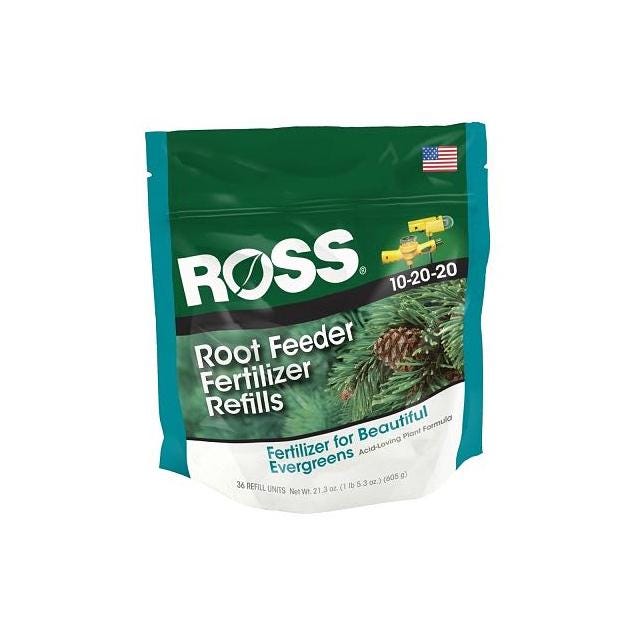 Ross 10-20-20 36-Pack Acid-Loving Root Feeder Refill Ross 10-20-20 36-Pack Acid-Loving Root Feeder Refill