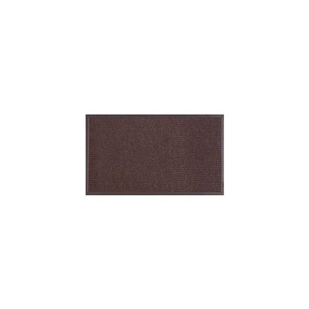 Sports Licensing Solutions 18 In. x 28 In. Dual Rib Chocolate Brown Indoor/Outdoor Floor Mat Sports Licensing Solutions 18 In. x 28 In. Dual Rib Chocolate Brown Indoor/Outdoor Floor Mat
