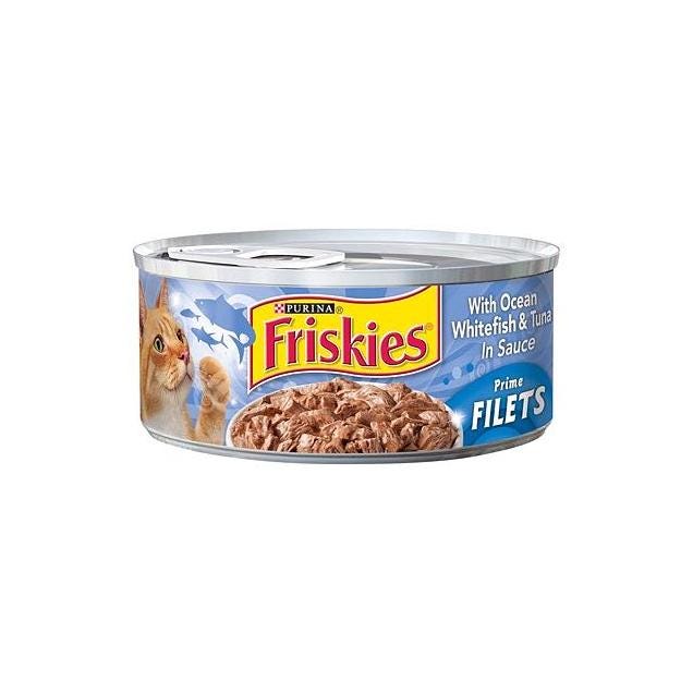 Purina Friskies 5.5 Oz. Ocean Whitefish & Tuna Cat Food Purina Friskies 5.5 Oz. Ocean Whitefish & Tuna Cat Food
