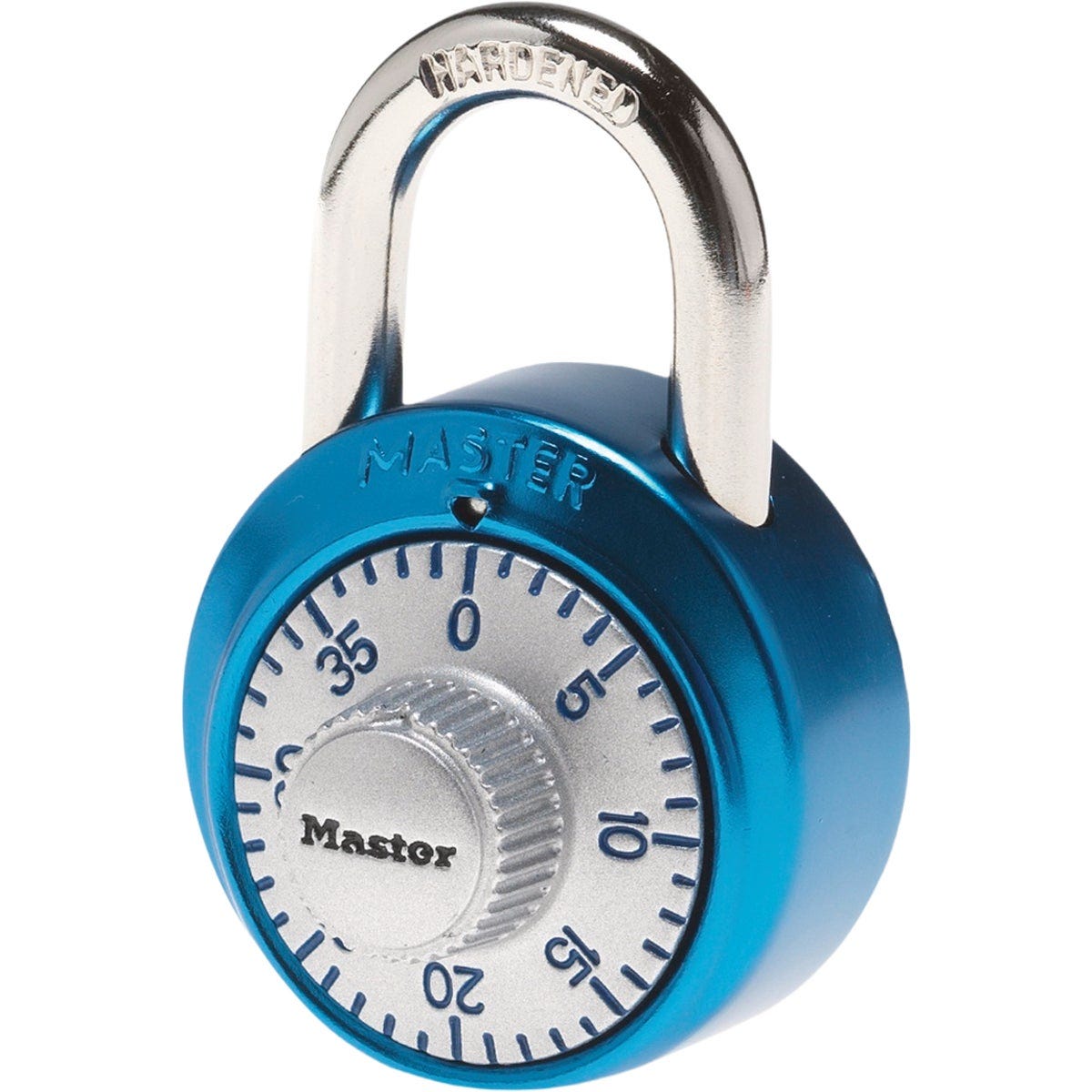 Master Lock 1-7/8 In. Combination Dial Padlock with Aluminum Cover Master Lock 1-7/8 In. Combination Dial Padlock with Aluminum Cover