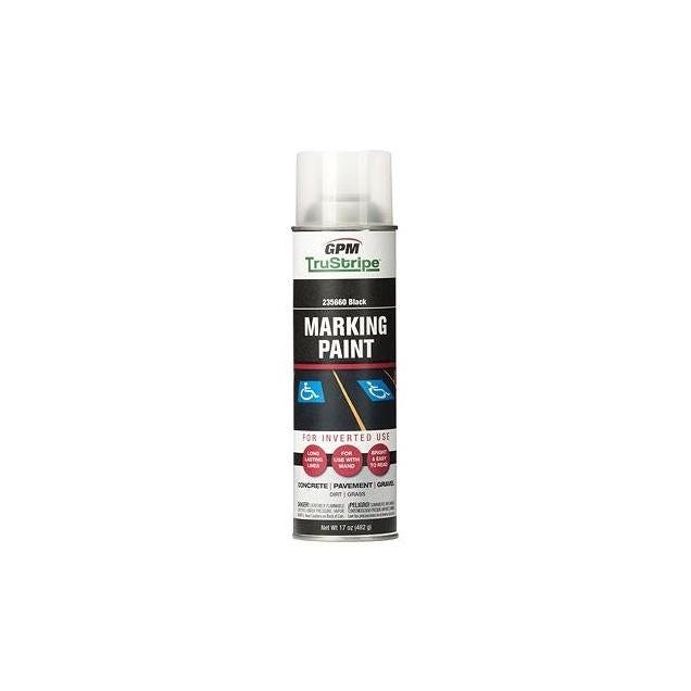 TruStripe Black 17 Oz. Inverted Aerosol Marking Paint