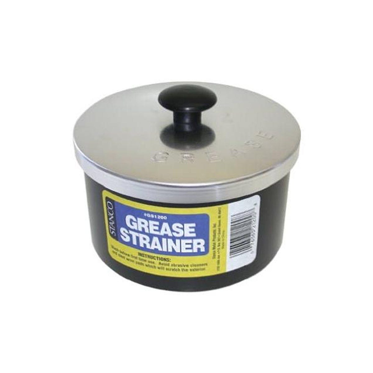 Stanco 40 Oz. Grease Strainer Cup & Lid