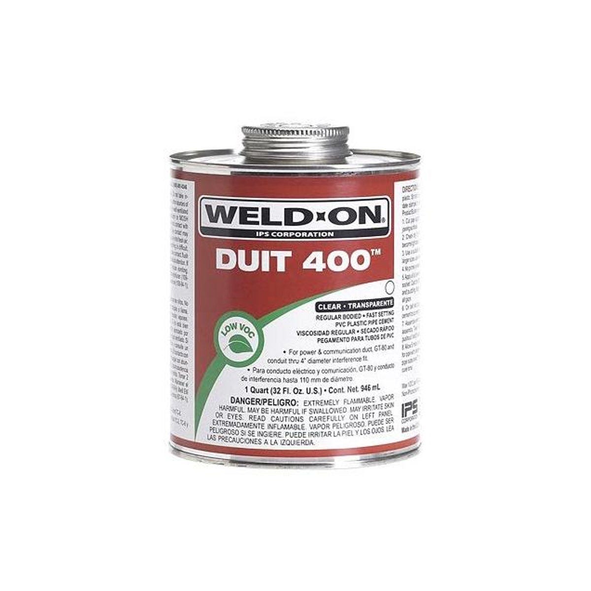 Weld-On 1/2 Pt. Duit PVC Electrical Conduit Cement Weld-On 1/2 Pt. Duit PVC Electrical Conduit Cement