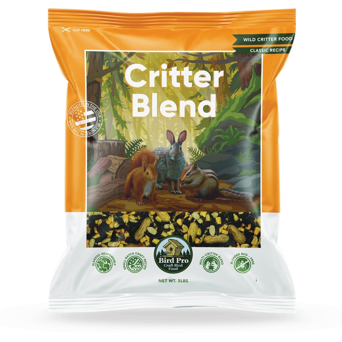 Bird Pro 5 Lb. Critter Snack Wildlife Feed Bird Pro 5 Lb. Critter Snack Wildlife Feed