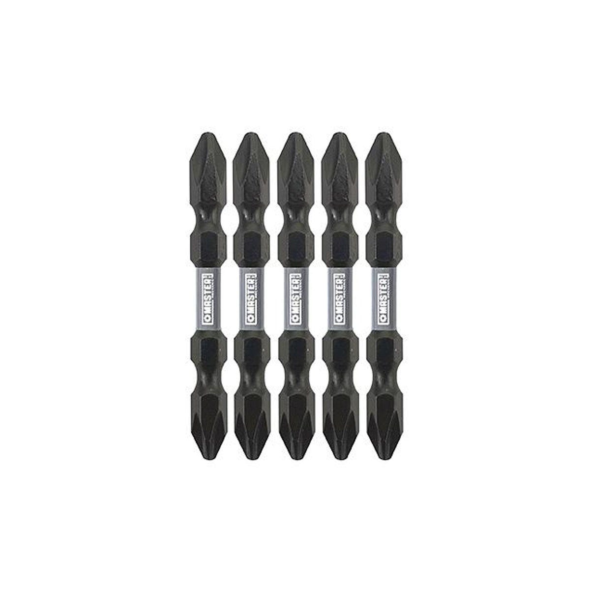 Master Mechanic #2 Phillips Double End Impact Screwdriver Bit (5-Pack)