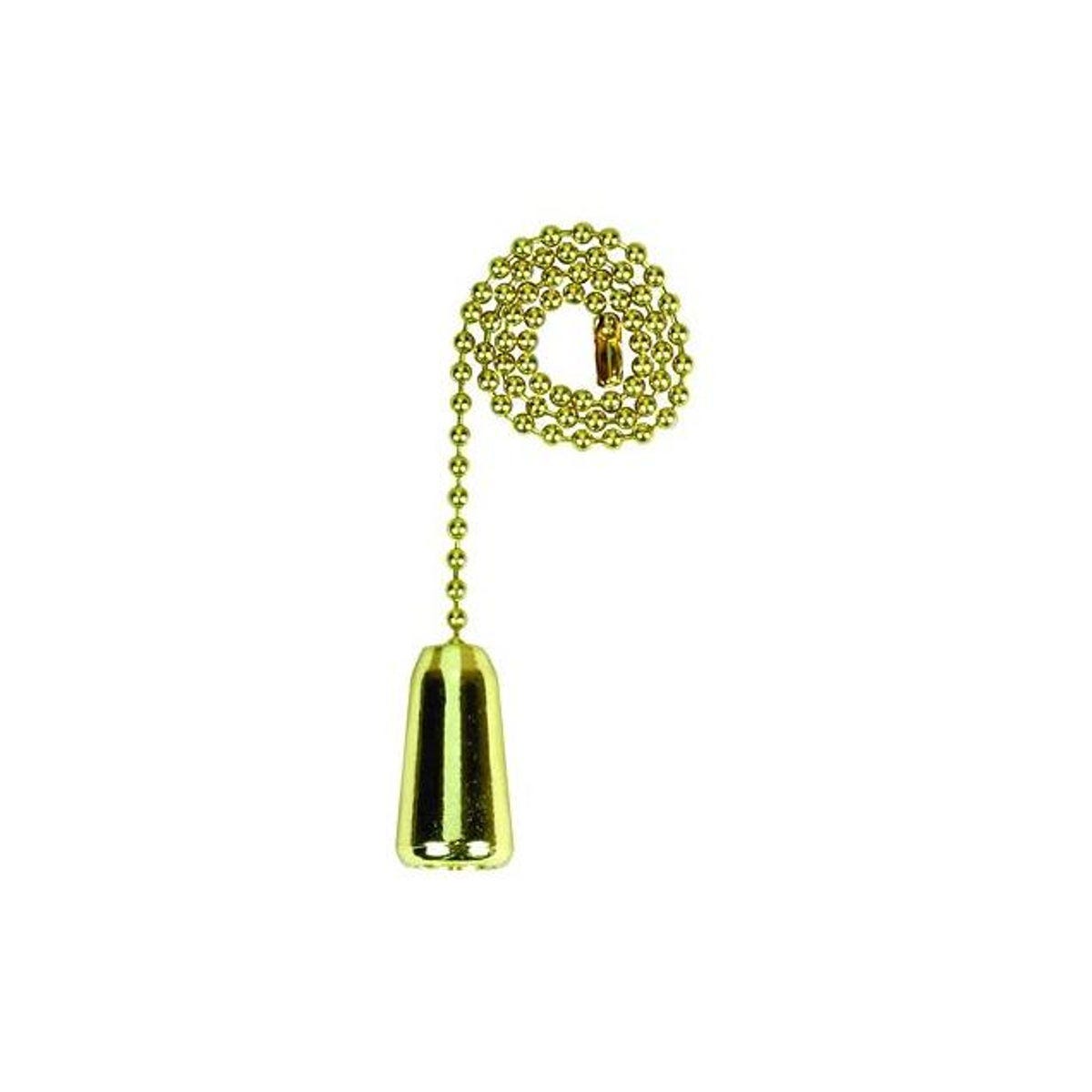 Jandorf 12 In. Brass Teardrop Lamp Pull Chain