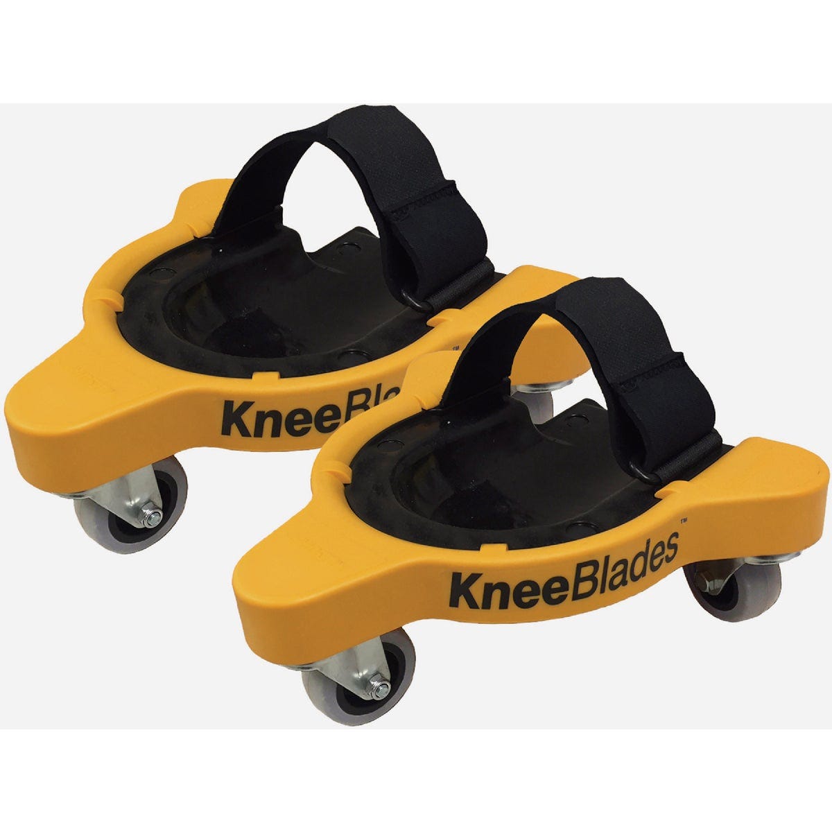 Milescraft KneeBlades Durable Rolling Knee Pads