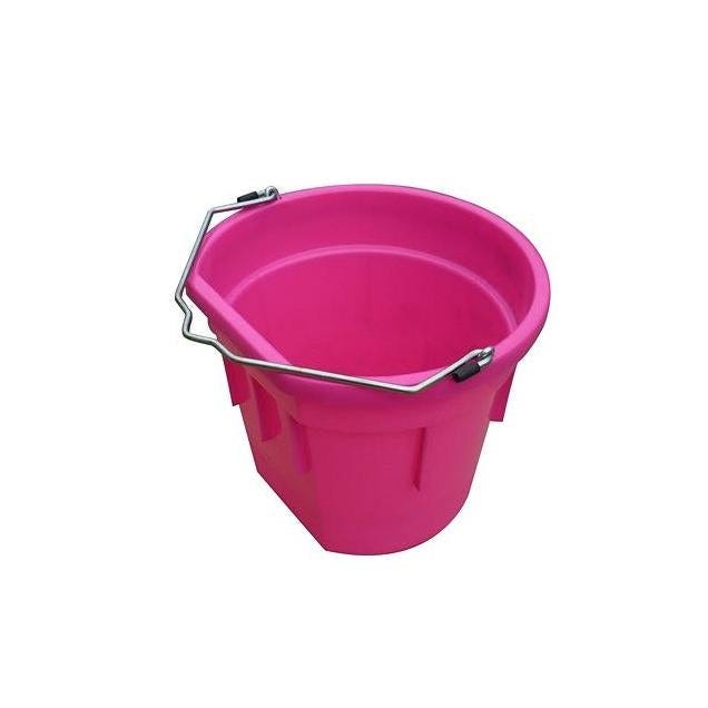 Master Rancher 20 Qt. Hot Pink Resin Flat Sided Utility Bucket Master Rancher 20 Qt. Hot Pink Resin Flat Sided Utility Bucket