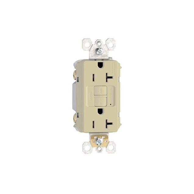 Legrand Pass & Seymour 20A Ivory Heavy-Duty GFCI Outlet Legrand Pass & Seymour 20A Ivory Heavy-Duty GFCI Outlet