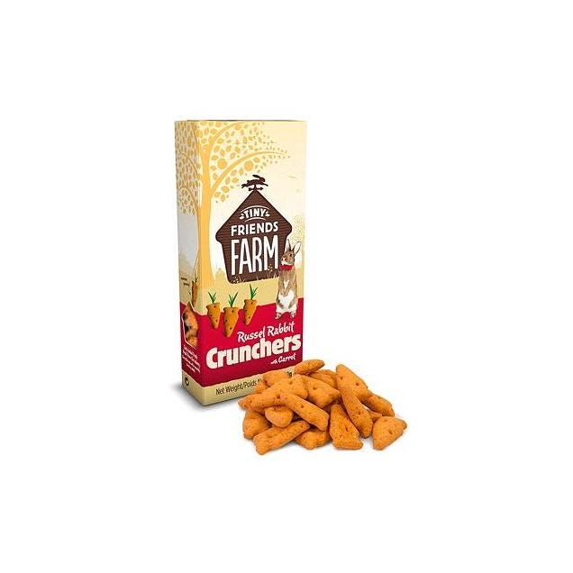 Tiny Friends Farm 4.2 Oz. Russel Rabbit Carrot Crunchers Treat Tiny Friends Farm 4.2 Oz. Russel Rabbit Carrot Crunchers Treat