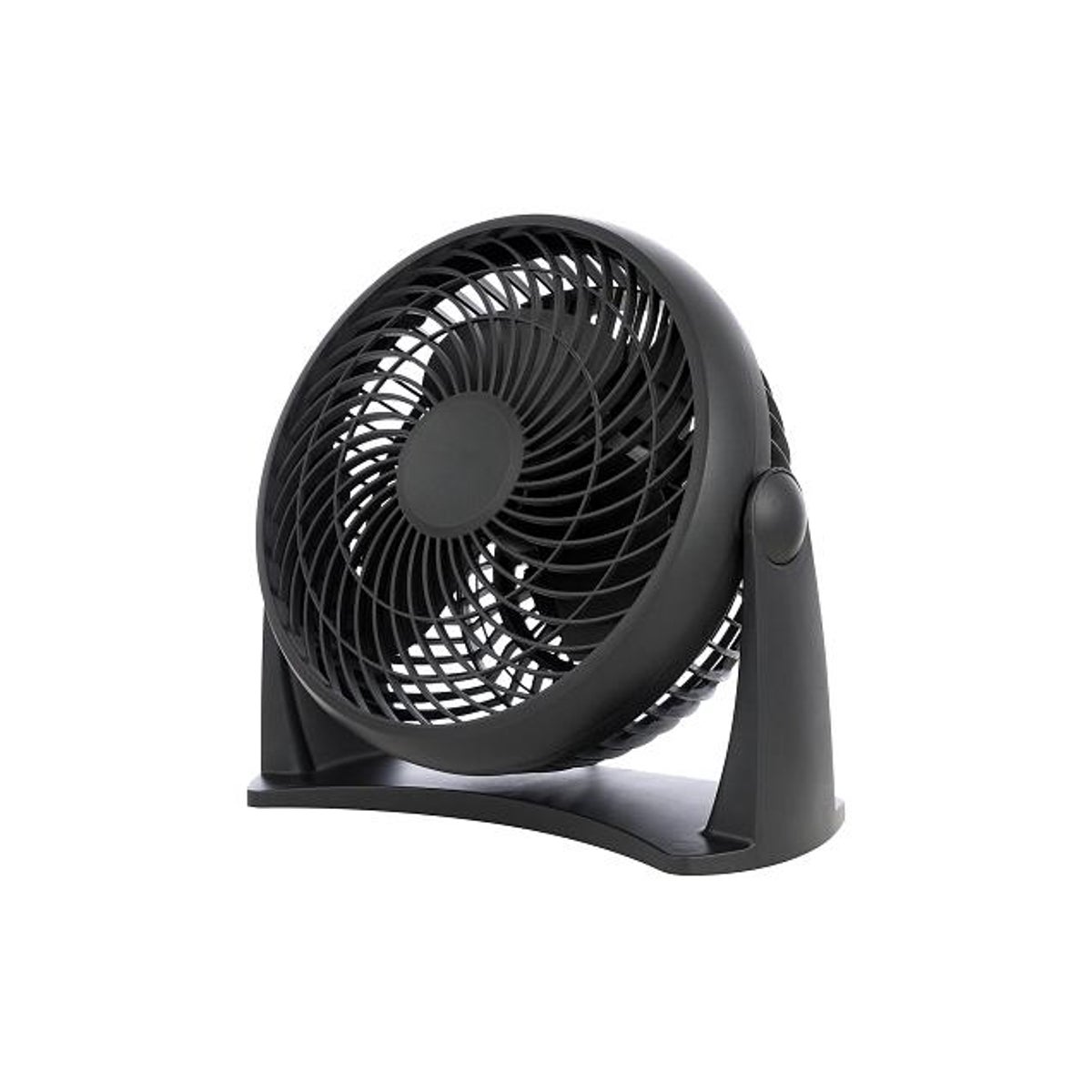 HomePointe 8 In. 3 Speeds Black Personal Turbo Fan