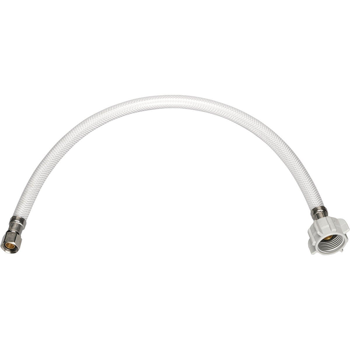 Homewerks 3/8 In. OD X 7/8 In. BC X 20 In. Braided Stainless Steel Toilet Supply Line