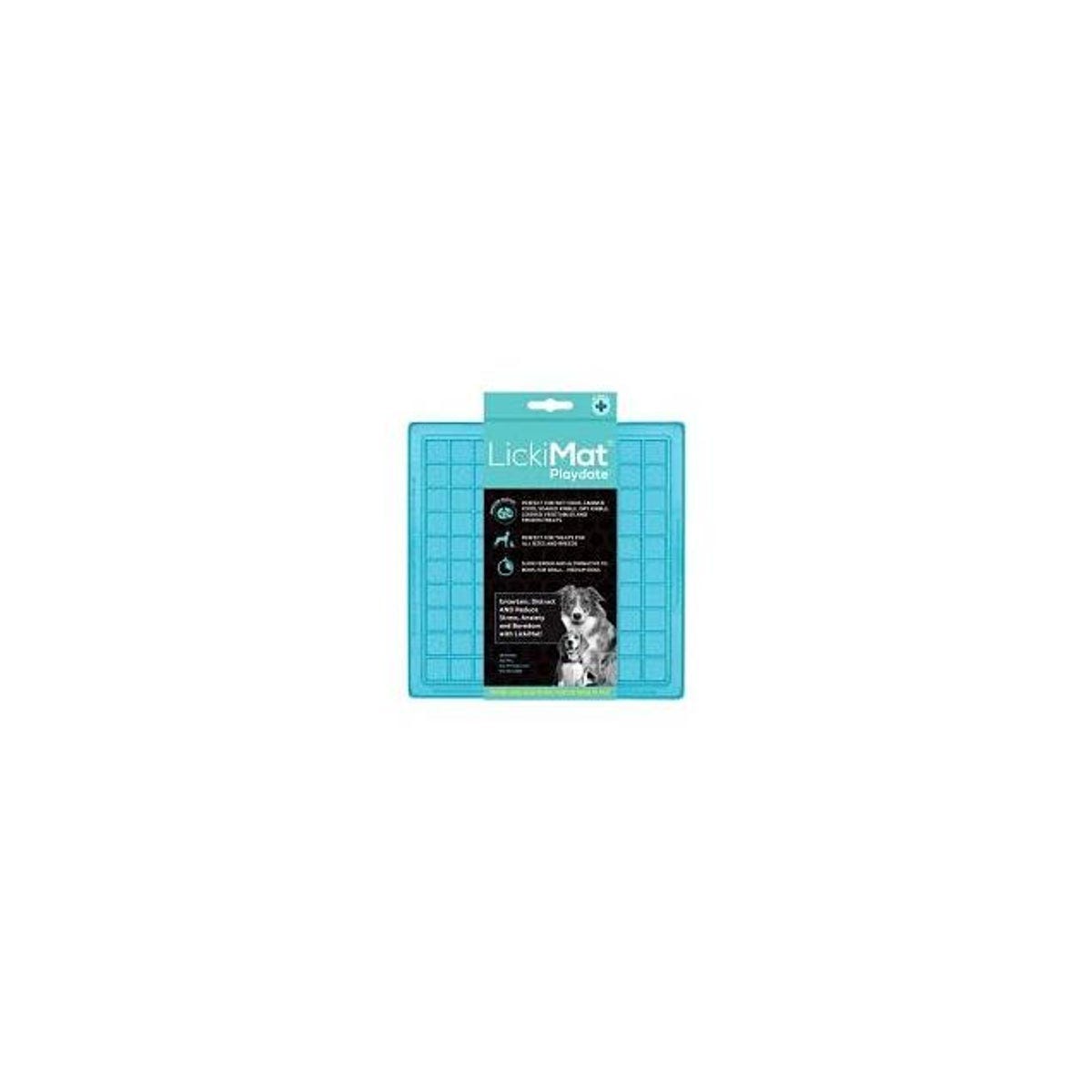 LickiMat Turquoise Playdate Dog Feeder