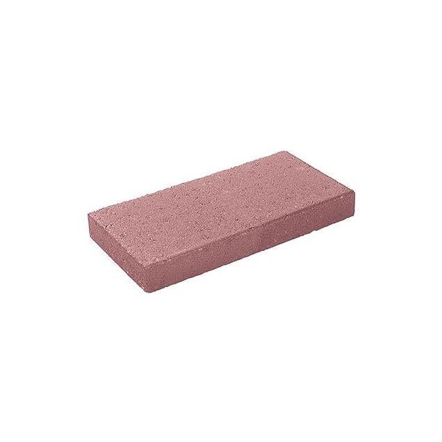Oldcastle 2 In. x 8 In. x 16 In. Red Concrete Stepping Stone Oldcastle 2 In. x 8 In. x 16 In. Red Concrete Stepping Stone