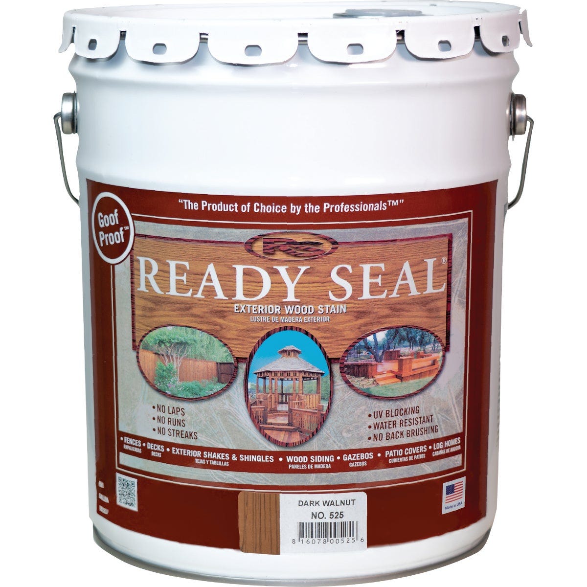 Ready Seal 525 Exterior Wood Stain and Sealer, Dark Walnut, 5 Gal. - photo 2 Ready Seal 525 Exterior Wood Stain and Sealer, Dark Walnut, 5 Gal. - photo 2