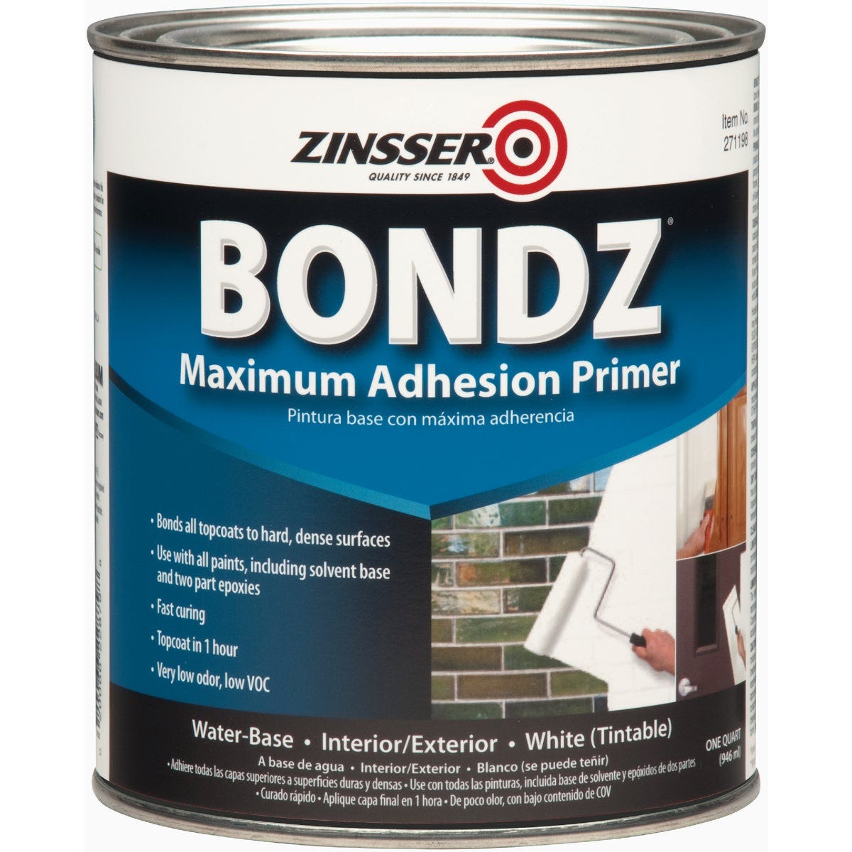 Zinsser 1 Qt. BONDZ Maximum Adhesion Primer, White - photo 2