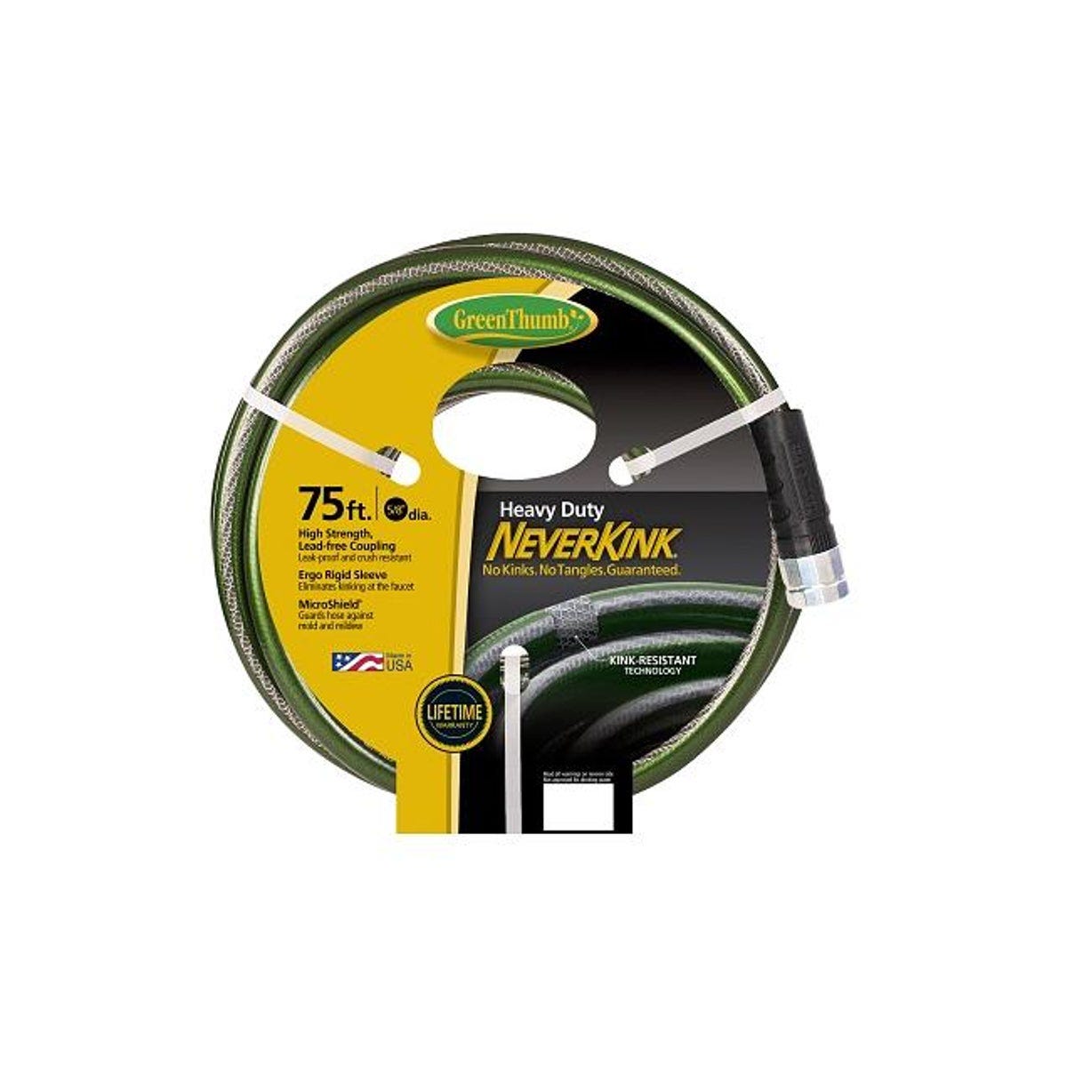 NeverKink Heavy-Duty 5/8 In. x 75 Ft. Garden Hose NeverKink Heavy-Duty 5/8 In. x 75 Ft. Garden Hose
