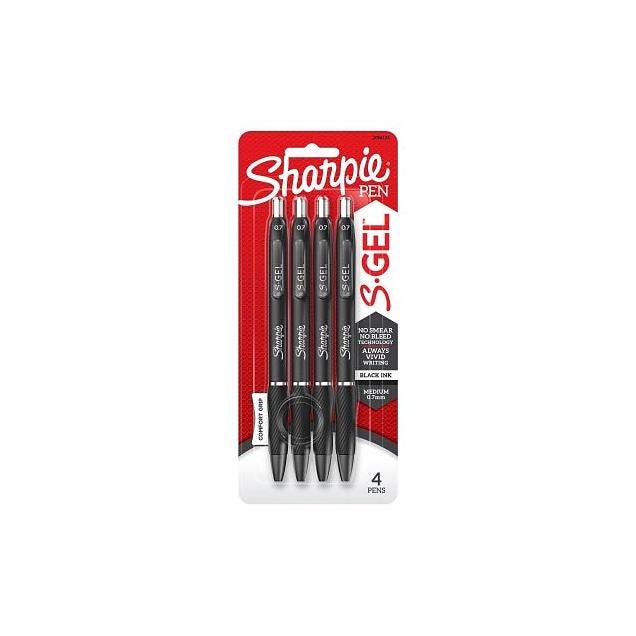 Sharpie Medium Point Black Gel Pen (4-Pack) Sharpie Medium Point Black Gel Pen (4-Pack)