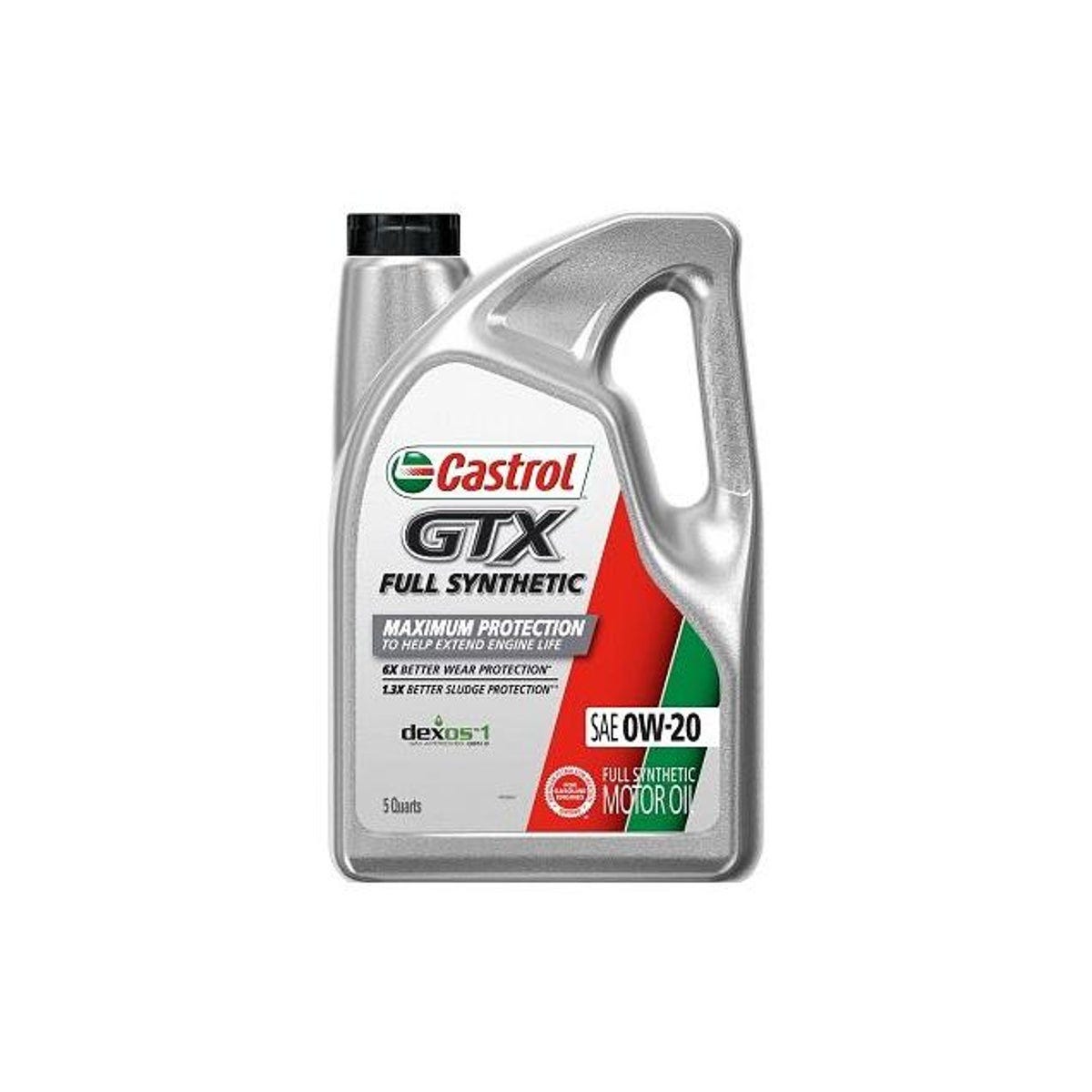 Castrol 5-Qt. 0W-20 Full Synthetic Motor Oil Castrol 5-Qt. 0W-20 Full Synthetic Motor Oil