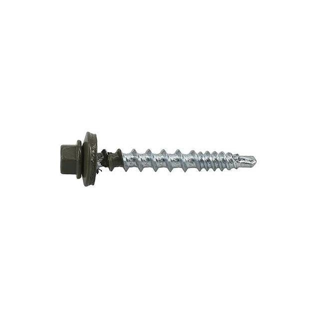 Hillman Power Pro #10 x 1.5 In. Antique Brown Metal to Wood Self-Drilling Roofing Screws - photo 2 Hillman Power Pro #10 x 1.5 In. Antique Brown Metal to Wood Self-Drilling Roofing Screws - photo 2