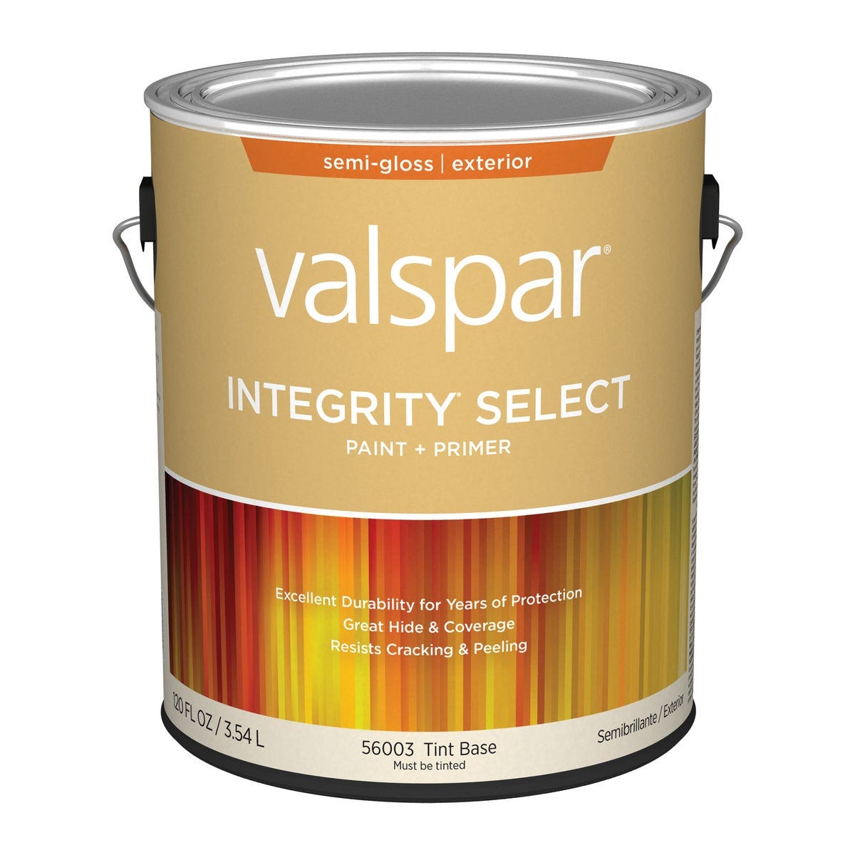 Valspar Integrity Select Semi-Gloss Paint & Primer Exterior Paint, Tint Base, 1 Gal.