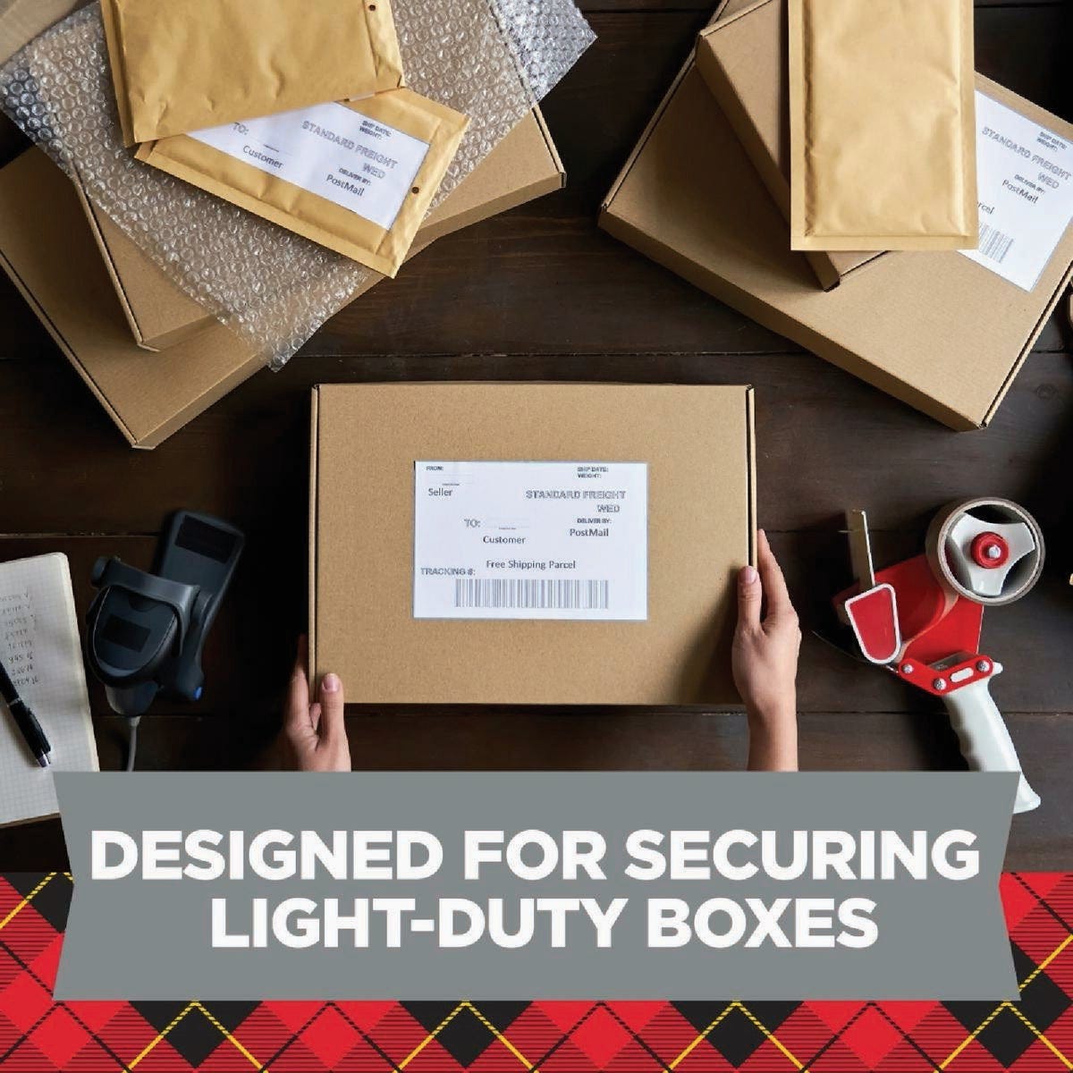 Scotch 1.88 Yd. x 54.6 Yd. Lightweight Shipping Packaging Tape - photo 2 Scotch 1.88 Yd. x 54.6 Yd. Lightweight Shipping Packaging Tape - photo 2