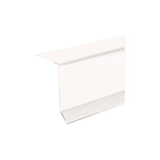 Amerimax 1.5 In. x 1.5 In. x 10 Ft. Commercial 28ga Galvanized Drip Edge Flashing, White Amerimax 1.5 In. x 1.5 In. x 10 Ft. Commercial 28ga Galvanized Drip Edge Flashing, White