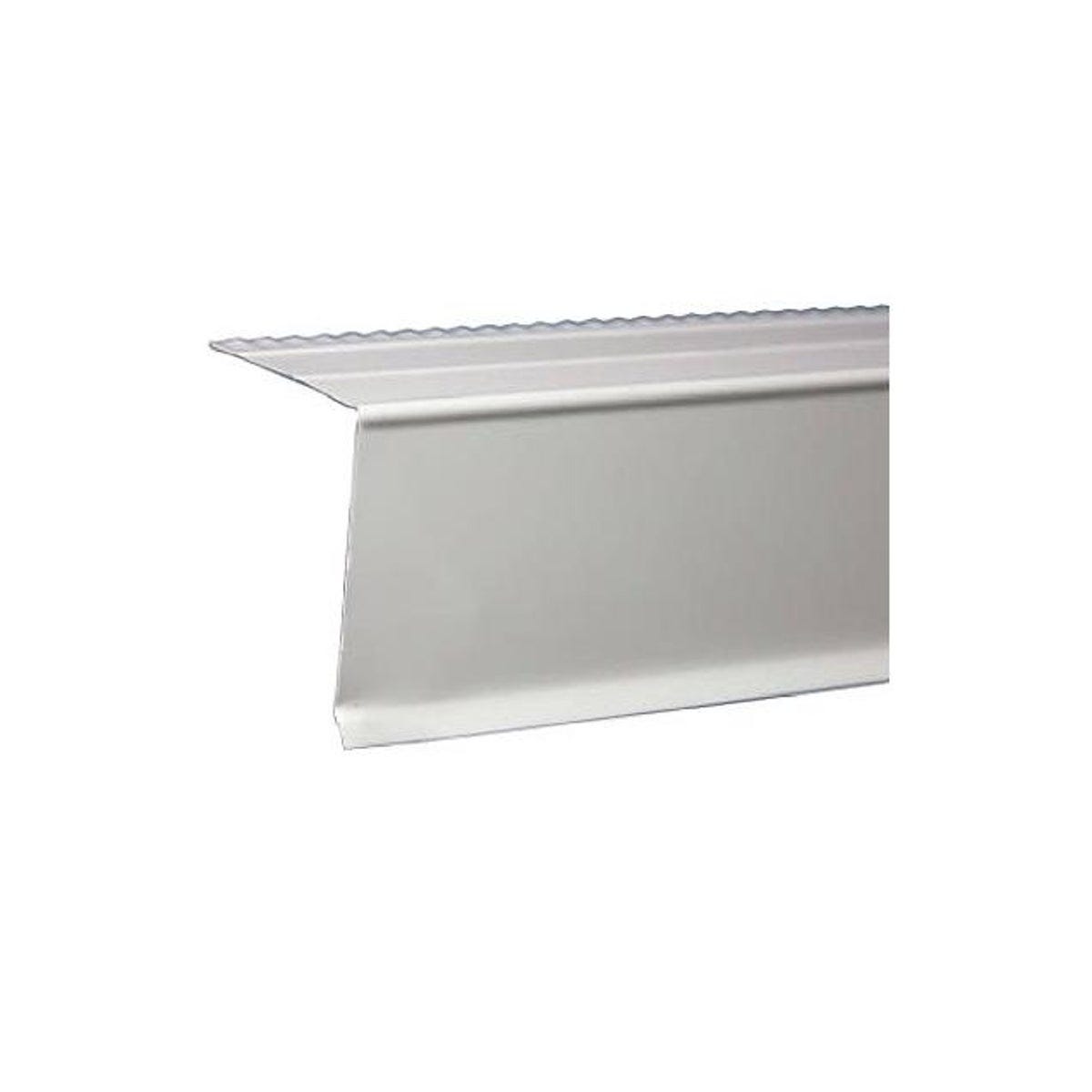 Amerimax Commercial Roof Drip Edge, White, 1-3/8 x 1-1/2 In. x 10 Ft.