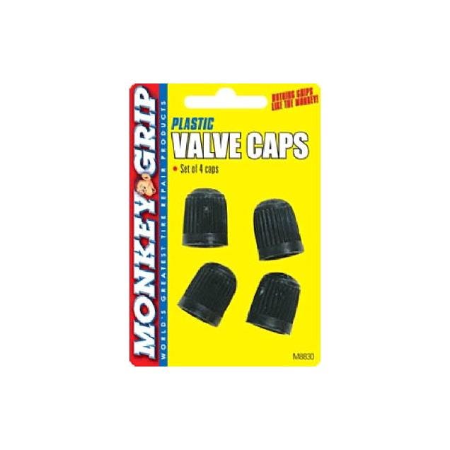 Monkey Grip Dome-Type Valve Caps (4-Pack)