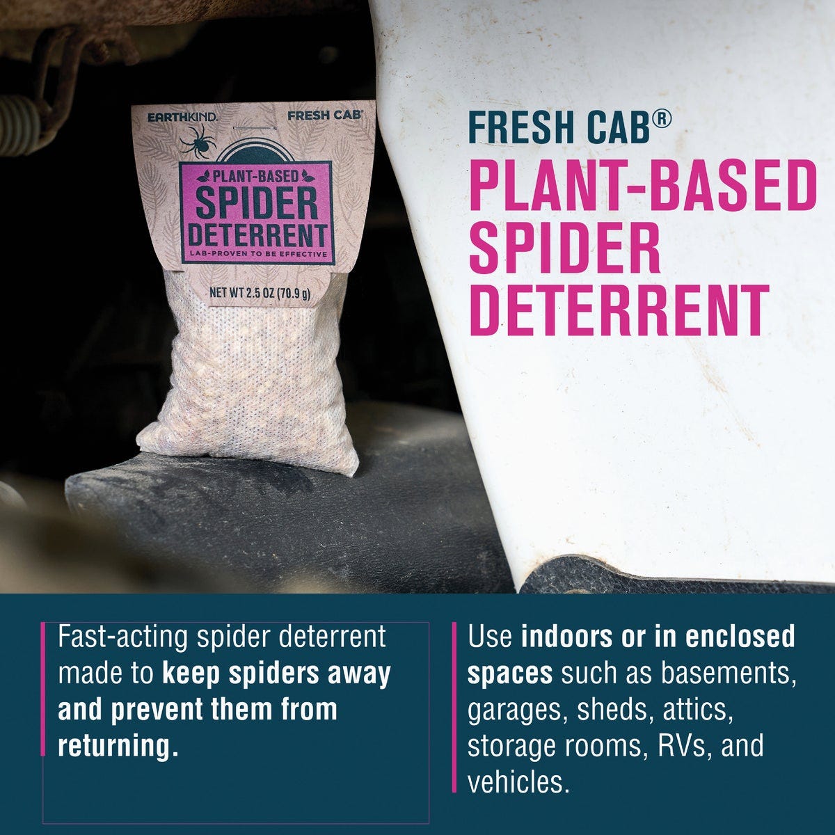 EarthKind Fresh Cab 30 to 60-Day Natural Spider Repellent Refill Pouch (2-Pack) - photo 5