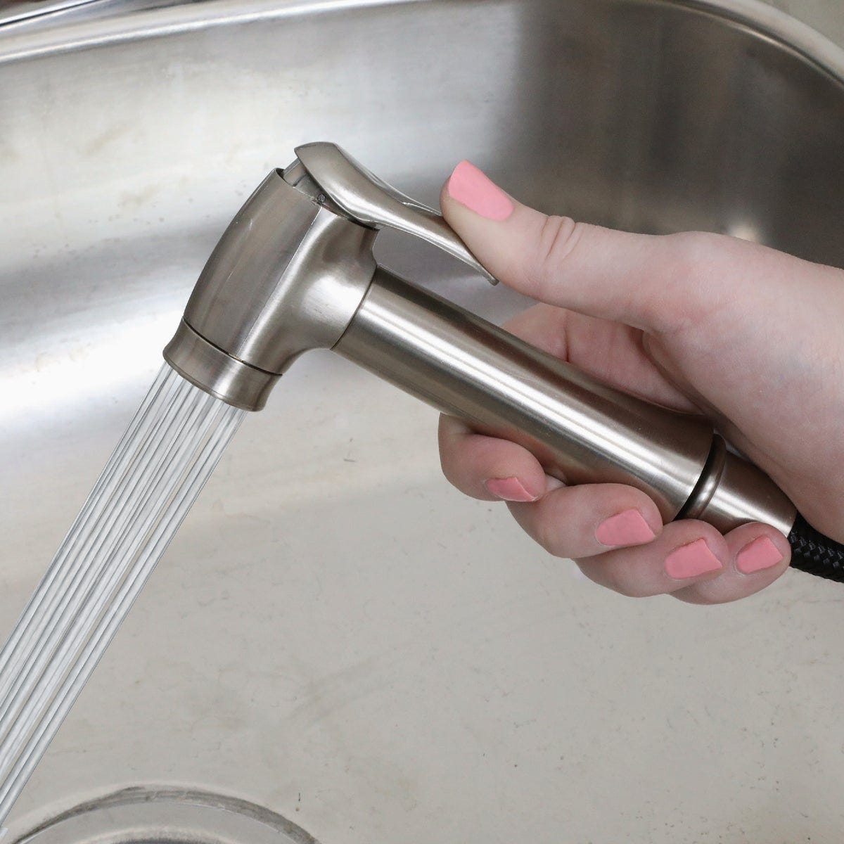 Danco Brushed Nickel Transitional Side Sprayer Head - photo 3