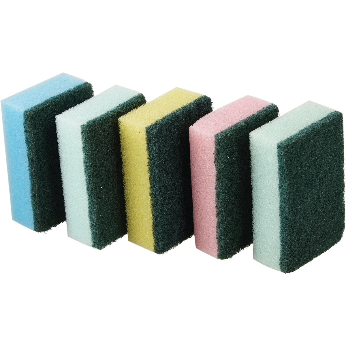 Smart Savers 3.7 In. x 2.36 In. Scrub Sponge (5-Pack) - photo 3 Smart Savers 3.7 In. x 2.36 In. Scrub Sponge (5-Pack) - photo 3