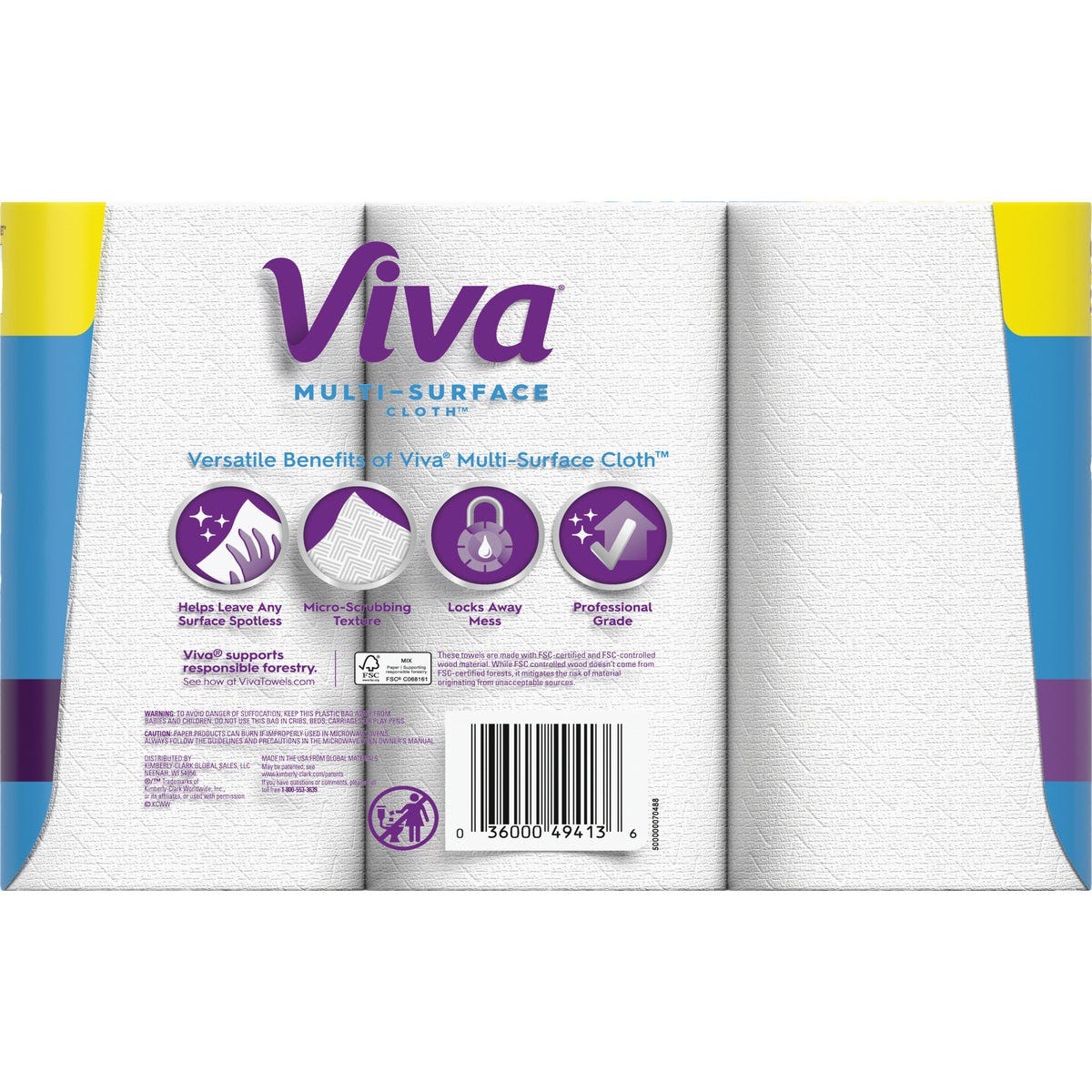 Viva Multi-Surface Cloth Choose-A-Sheet Single Plus Paper Towels (6 Single Plus) - photo 3