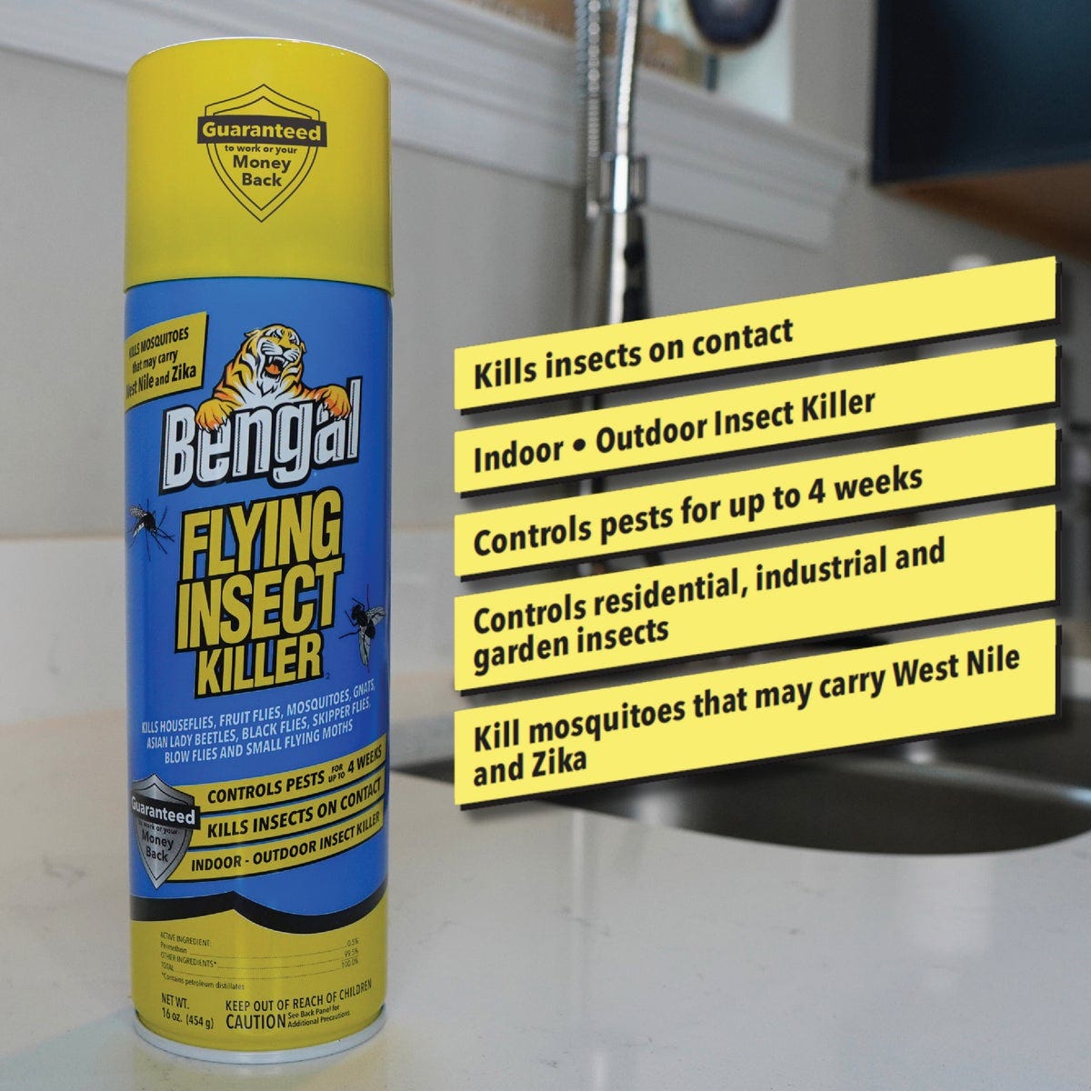 Bengal 16 Oz. Aerosol Spray Flying Insect Killer - photo 3