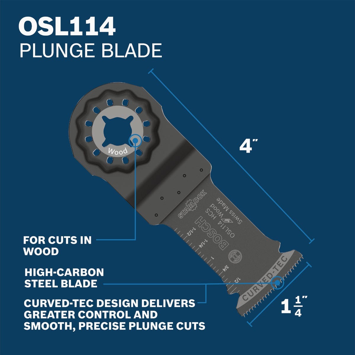 Bosch Starlock Oscillating Multi-Tool Accessory Blade Set (3-Piece) - photo 6 Bosch Starlock Oscillating Multi-Tool Accessory Blade Set (3-Piece) - photo 6