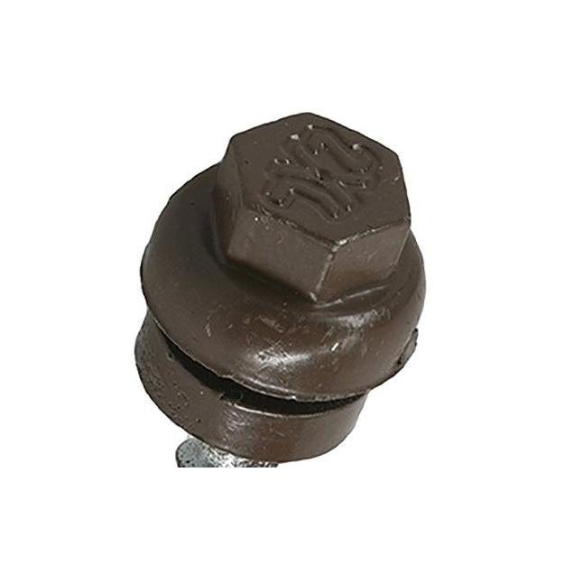 Hillman Power Pro ZXL #10 x 1.5 In. 250-Ct. Brown Metal to Wood Self-Drilling Roofing Screws Hillman Power Pro ZXL #10 x 1.5 In. 250-Ct. Brown Metal to Wood Self-Drilling Roofing Screws
