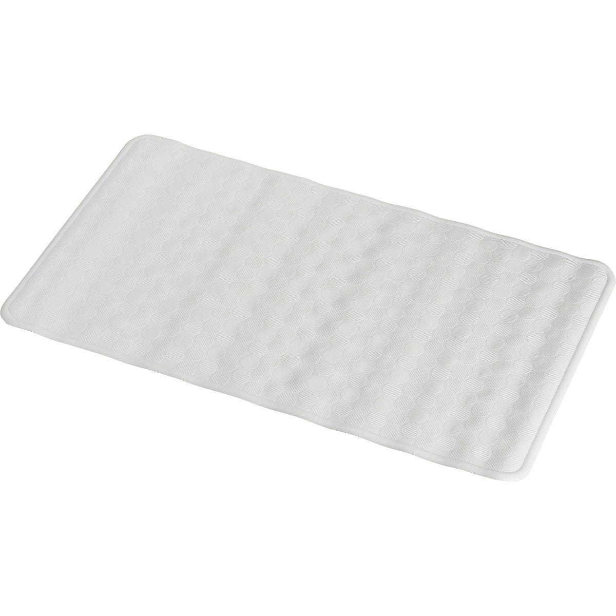 ConTact 14 In. x 24 In. White Circles Bath Mat - photo 2