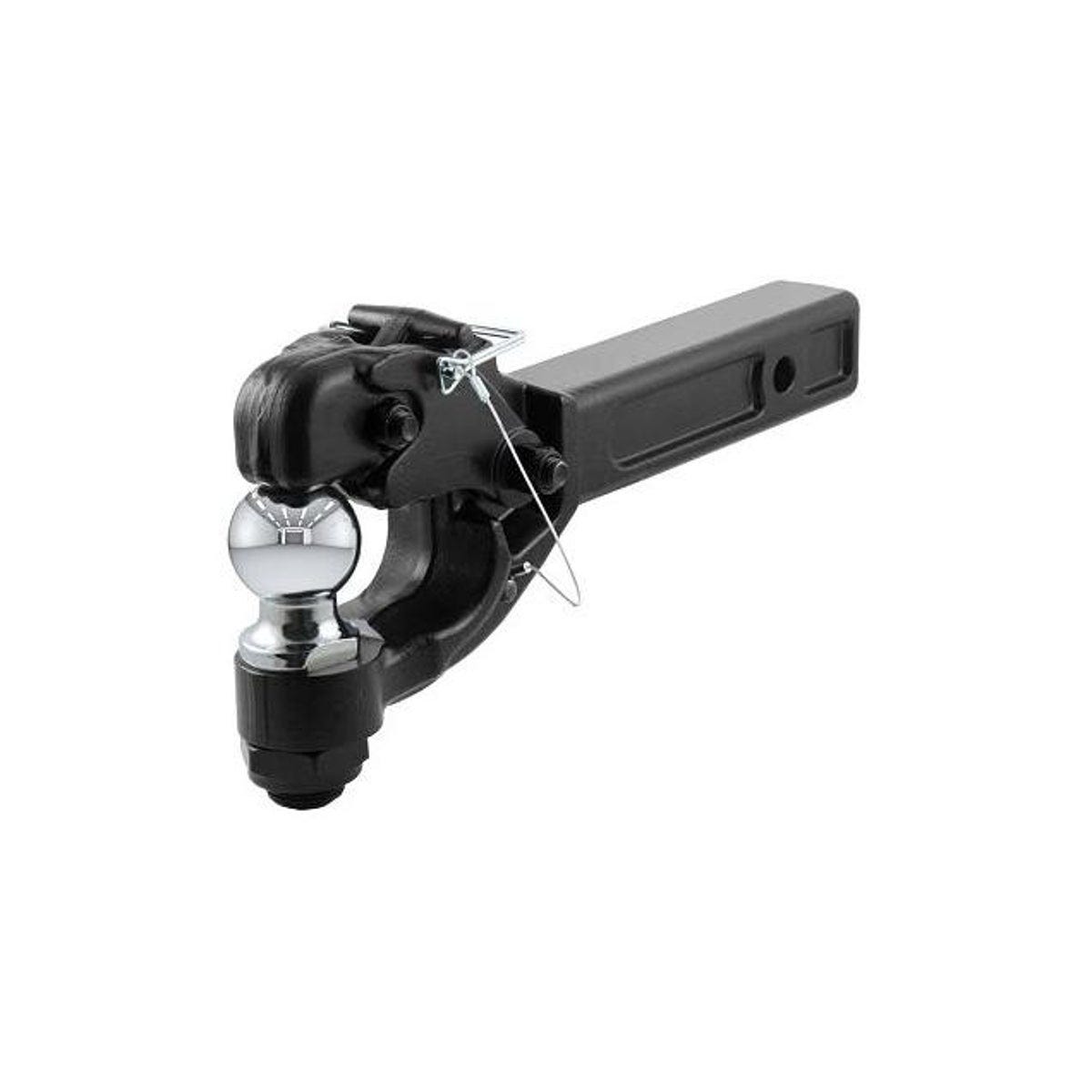 CURT Pintle Hitch + 2 In. Trailer Ball, 16,000 Lb. Load