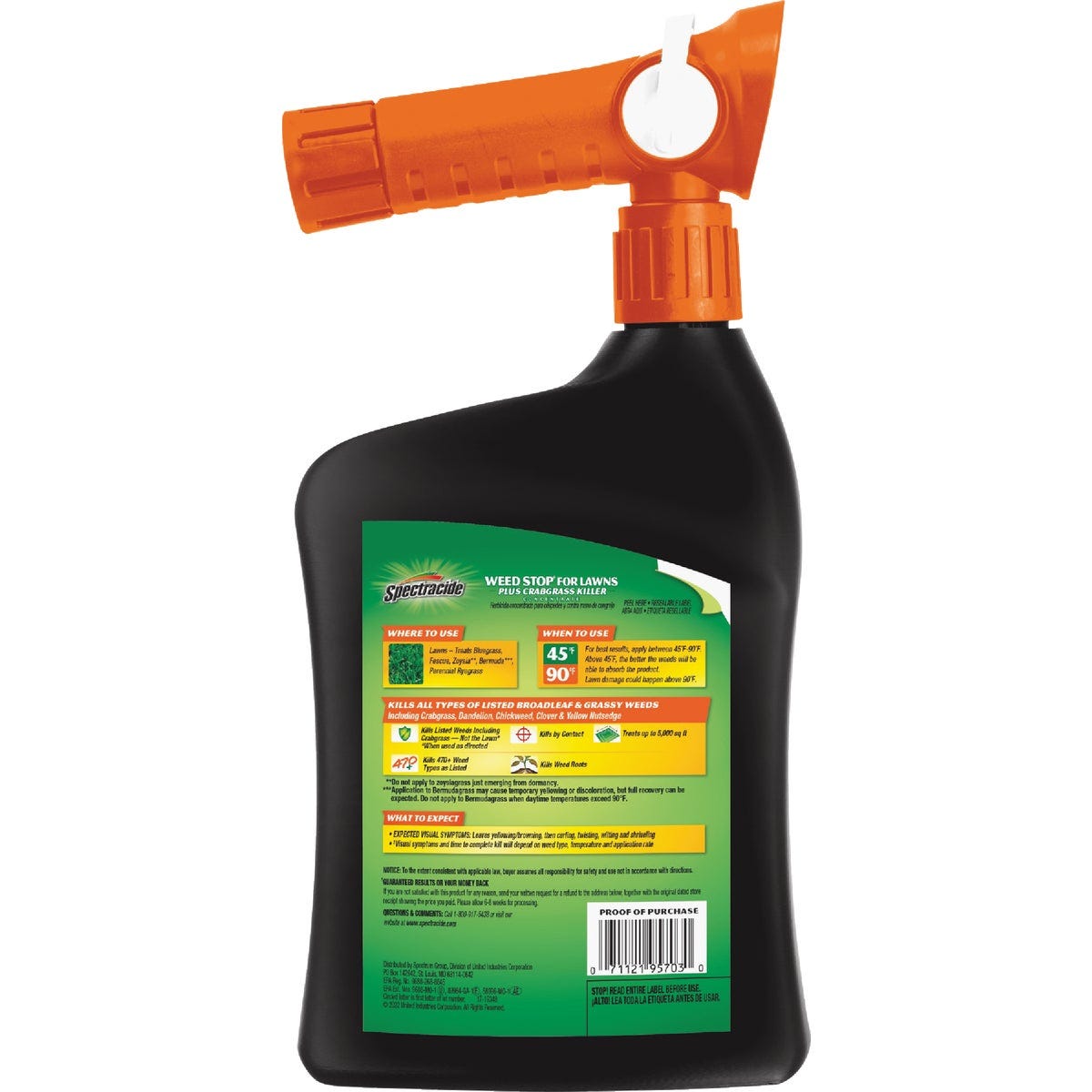 Spectracide Weed Stop For Lawns Plus Crabgrass Killer Concentrate 32 Oz. Ready To Spray Hose End Weed Killer Spectracide Weed Stop For Lawns Plus Crabgrass Killer Concentrate 32 Oz. Ready To Spray Hose End Weed Killer
