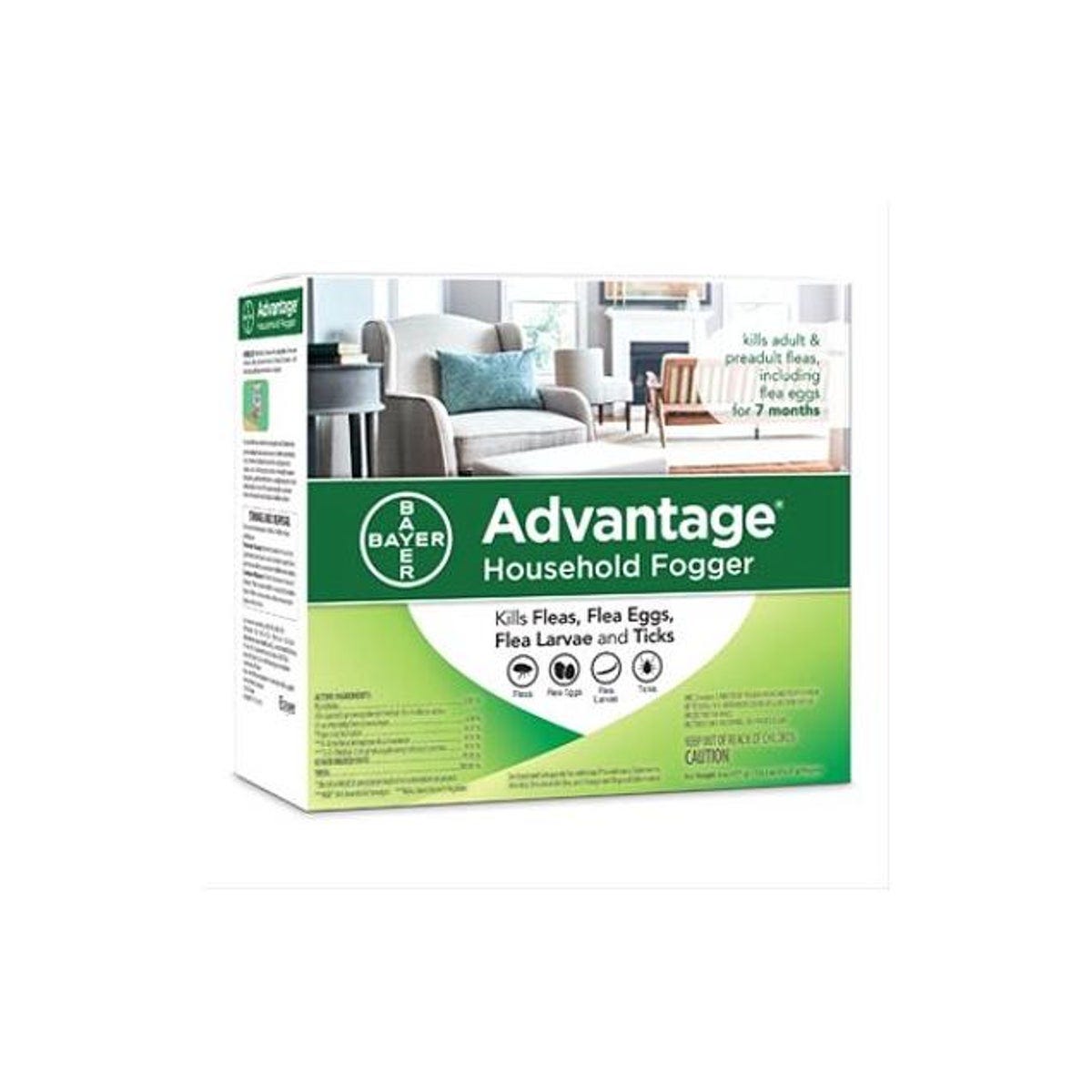 Advantage 2 Oz. Canister Flea and Tick Household Fogger (3-Pack) Advantage 2 Oz. Canister Flea and Tick Household Fogger (3-Pack)