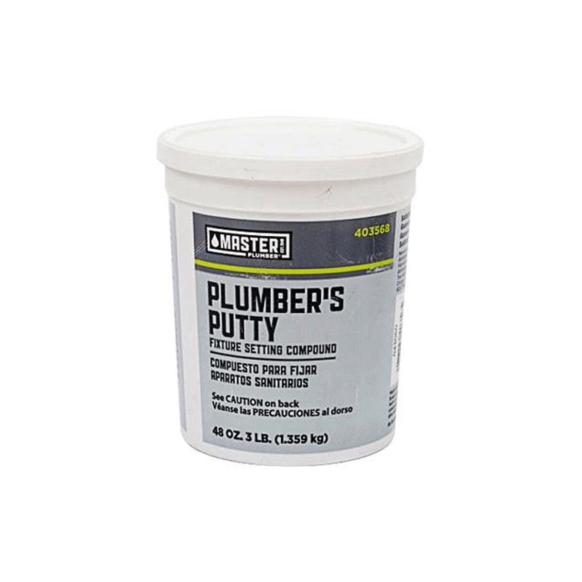 Master Plumber 3 Lb. Plumber's Putty Master Plumber 3 Lb. Plumber's Putty