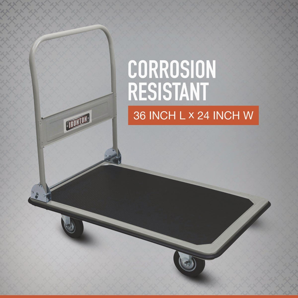 Ironton 24 In. W. x 36 In. L. Folding Platform Cart, 660 Lb. Capacity - photo 4