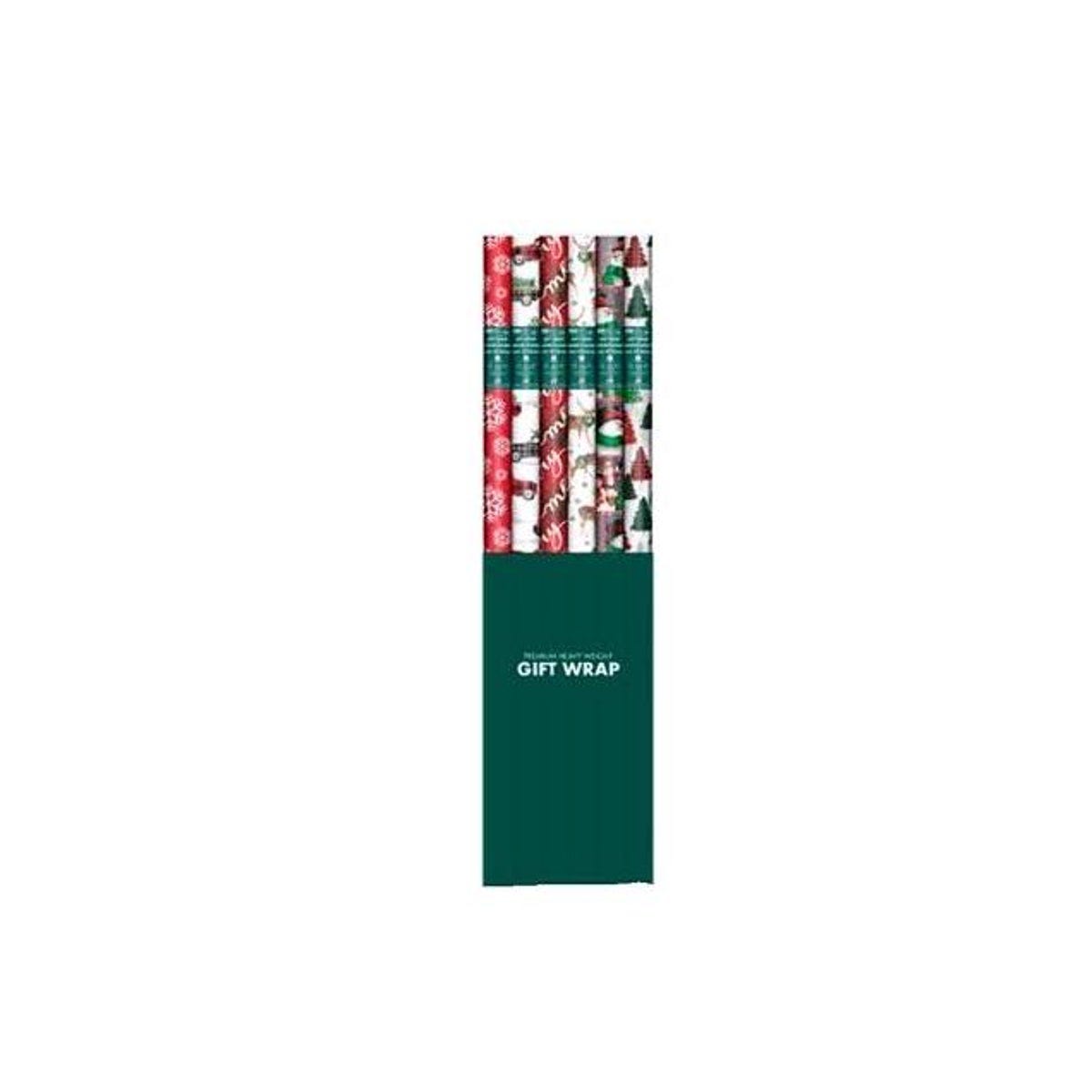 Papercraft 75 Sq. Ft. Traditional Designs Christmas Wrapping Paper - photo 2