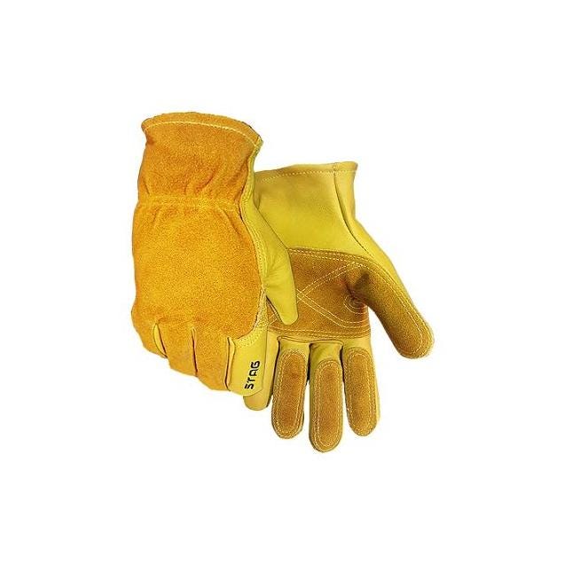 Salt City Sales Men's XL Premium Cowhide Leather Fencing Work Gloves