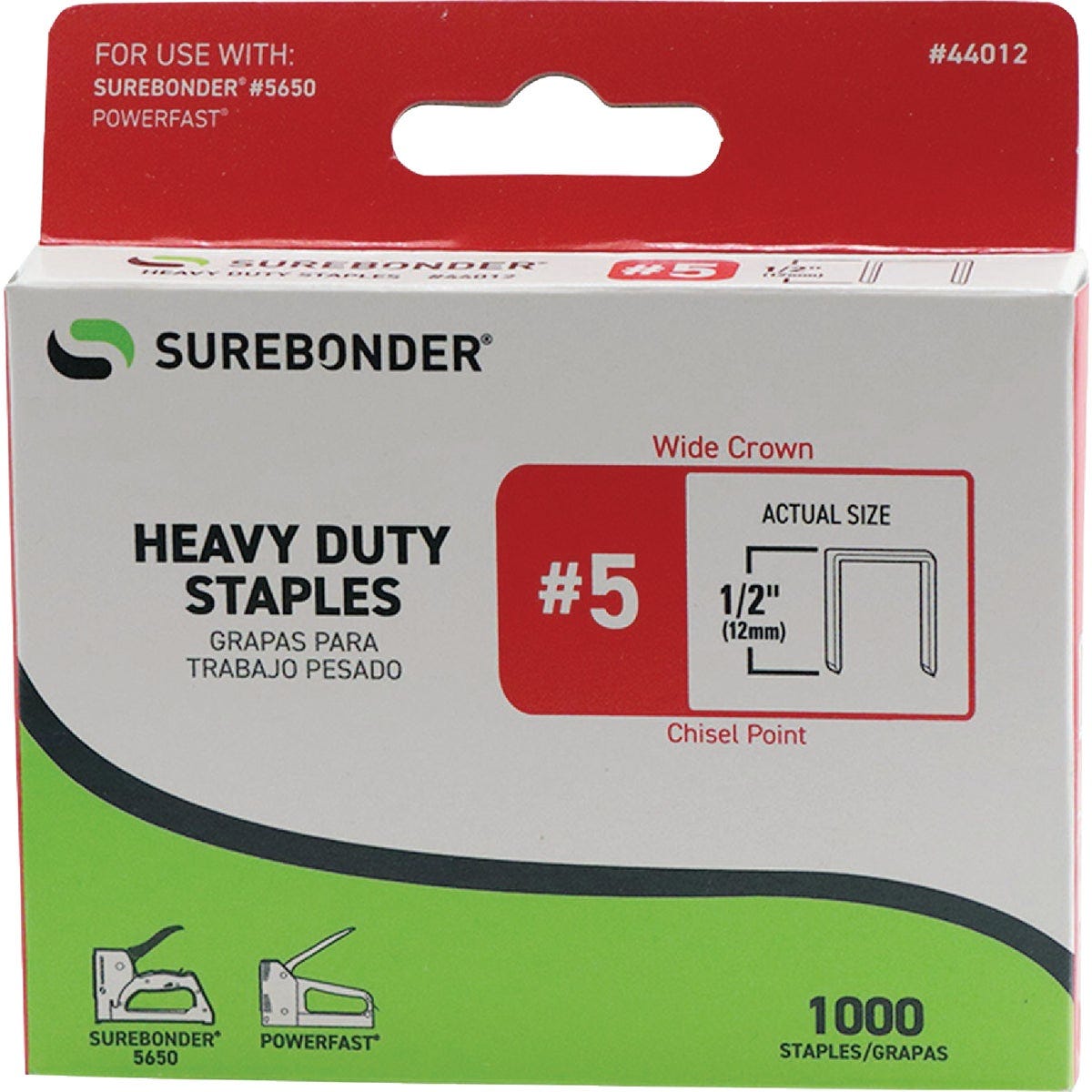 Surebonder 1/2 In. Wide Crown Staple (1000-Pack) - photo 3 Surebonder 1/2 In. Wide Crown Staple (1000-Pack) - photo 3