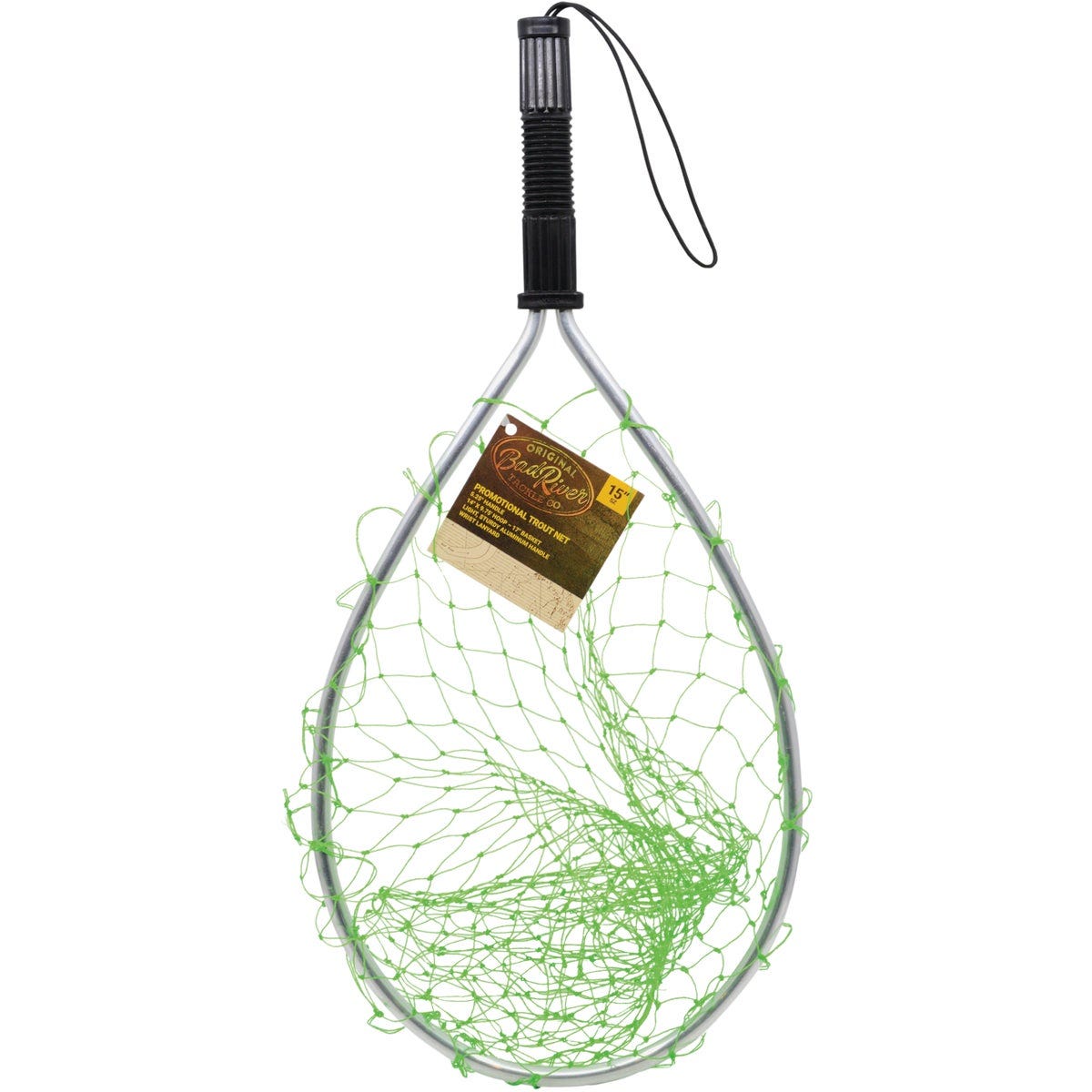 Bad River 9-3/4 In. W. x 14 In. L. x 17 In. D. Nylon Trout Fishing Net with Aluminum Frame