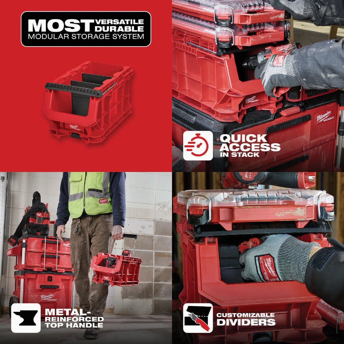 Milwaukee PACKOUT Compact Crate - photo 2