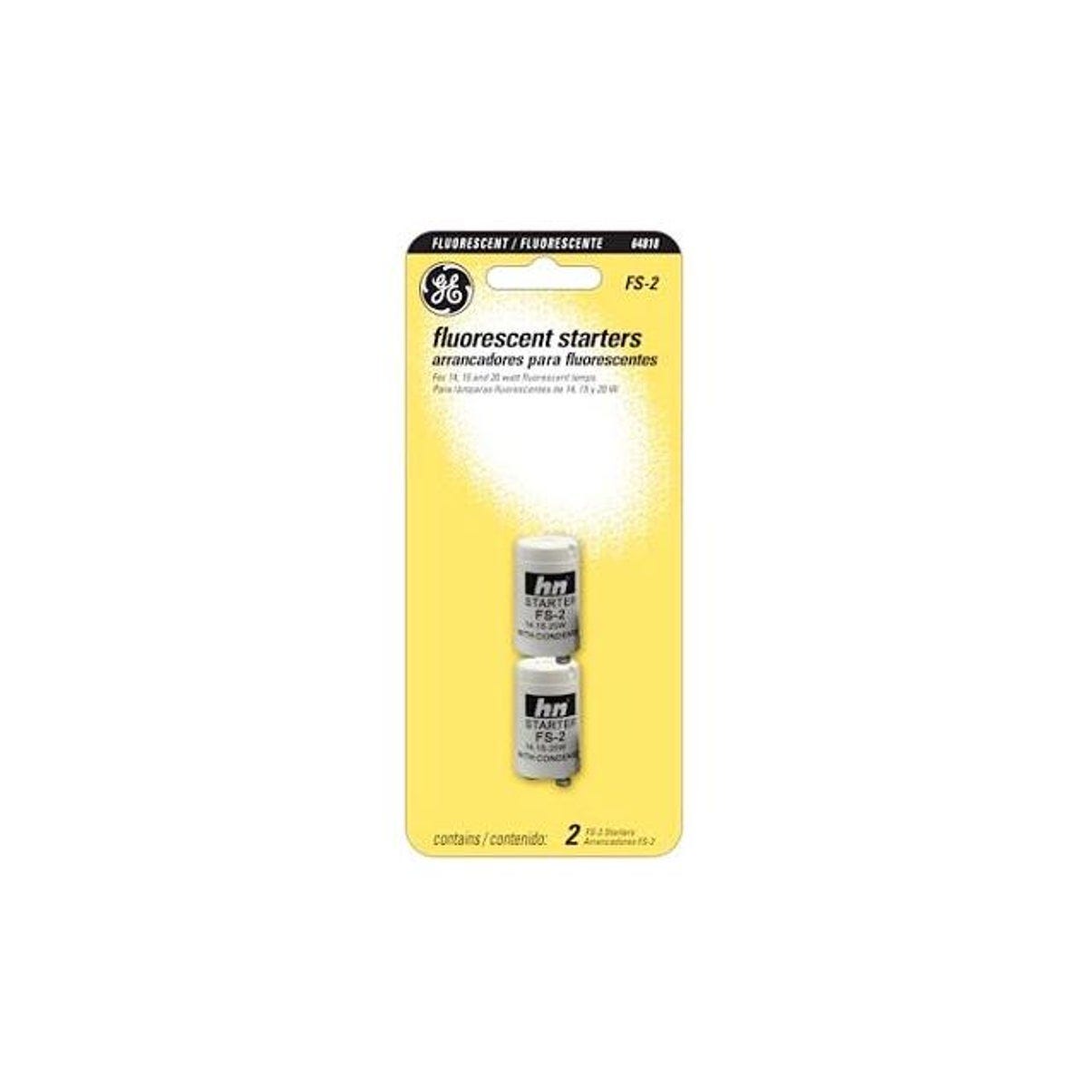 GE 14W/15W/20W FS-2-C/TP Fluorescent Starter (2-Pack)