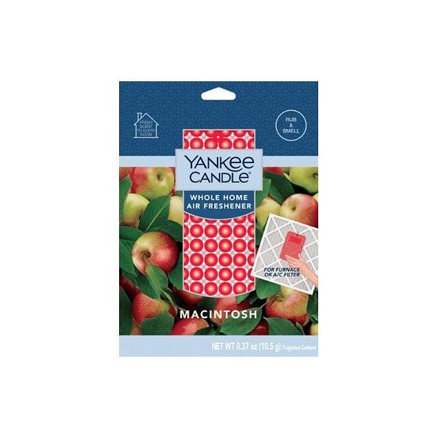 Yankee Candle Macintosh Scent Gel Pad Furnace Filter Whole House Air Freshener