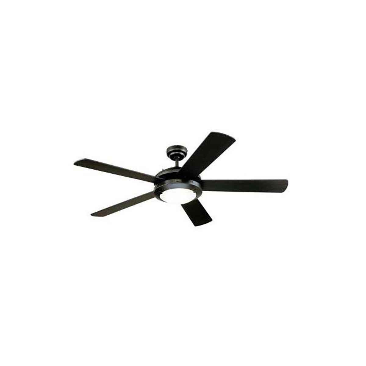 Westinghouse Comet 52 In. Matte Black with Reversible Blades Ceiling Fan